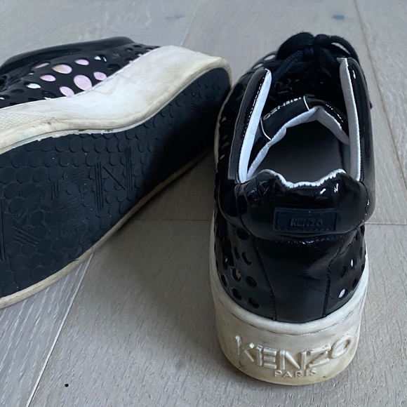 Kenzo black platform sneakers - Picture 3 of 6